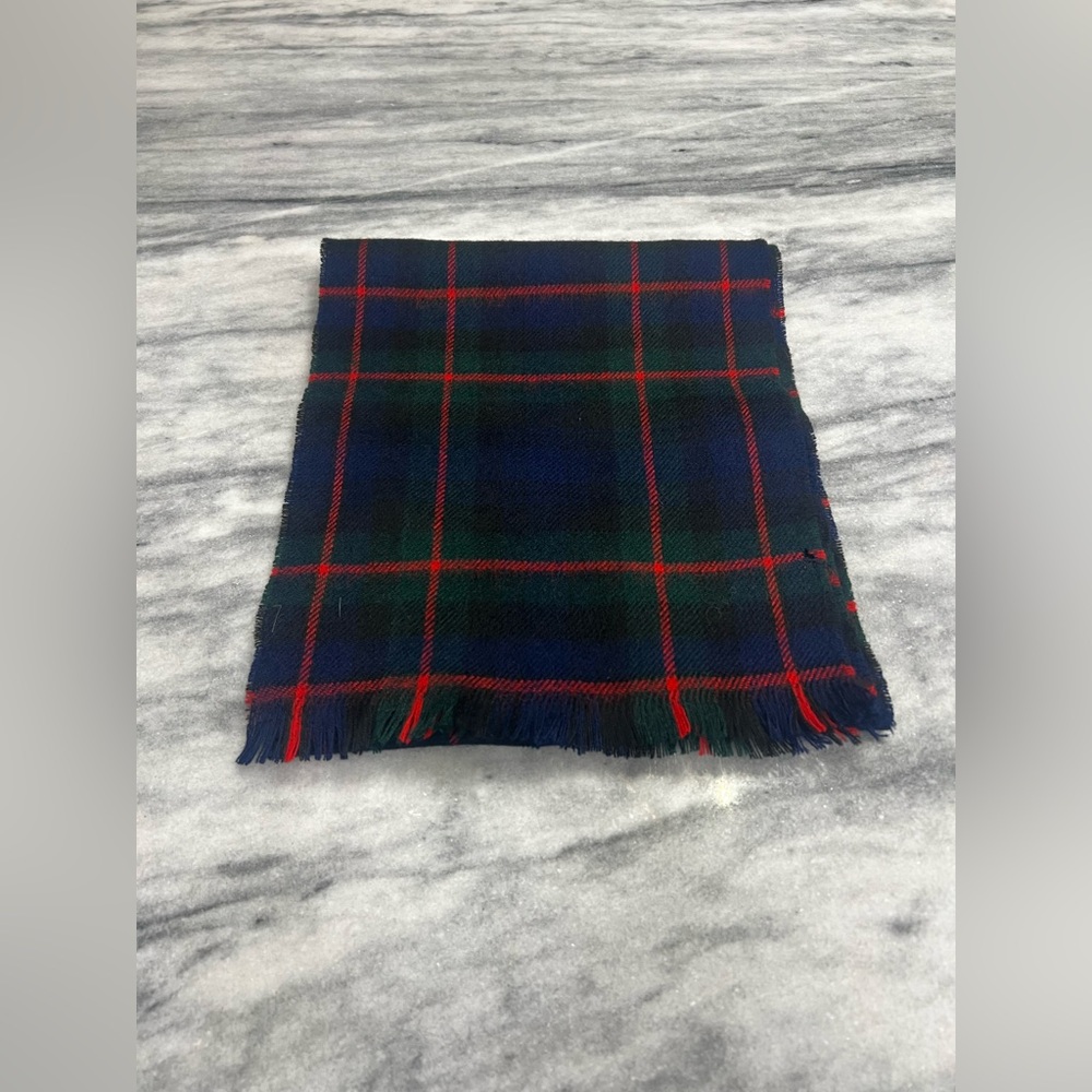 Lochcarron of Scotland Winter Multicolor Plaid Scarf with Fringe